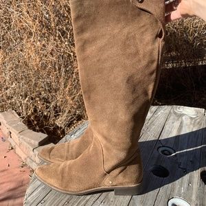 Zara Woman Suede Riding Boots Size EU 40 US 9